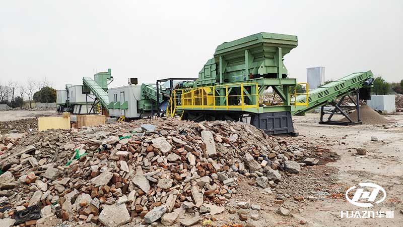 建筑垃圾的循環(huán)利用過(guò)程，實(shí)現(xiàn)了建筑垃圾變廢為寶。