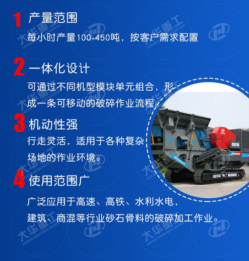 移動破碎設備
